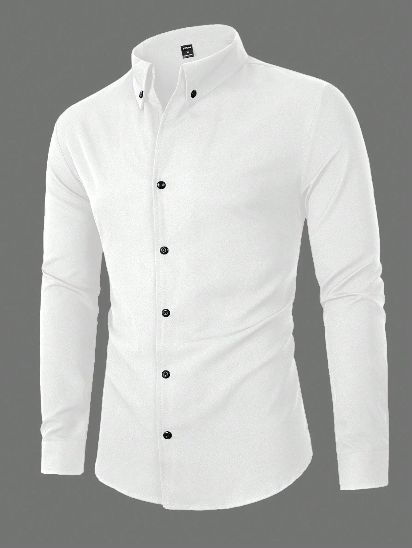 Manfinity Men Solid Button up Shirt