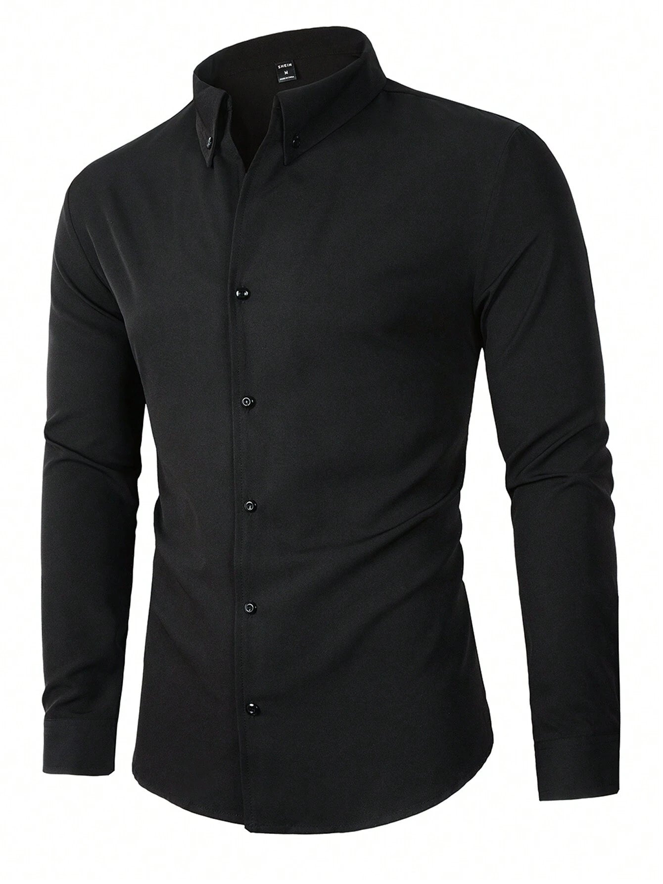 Manfinity Men Solid Button up Shirt