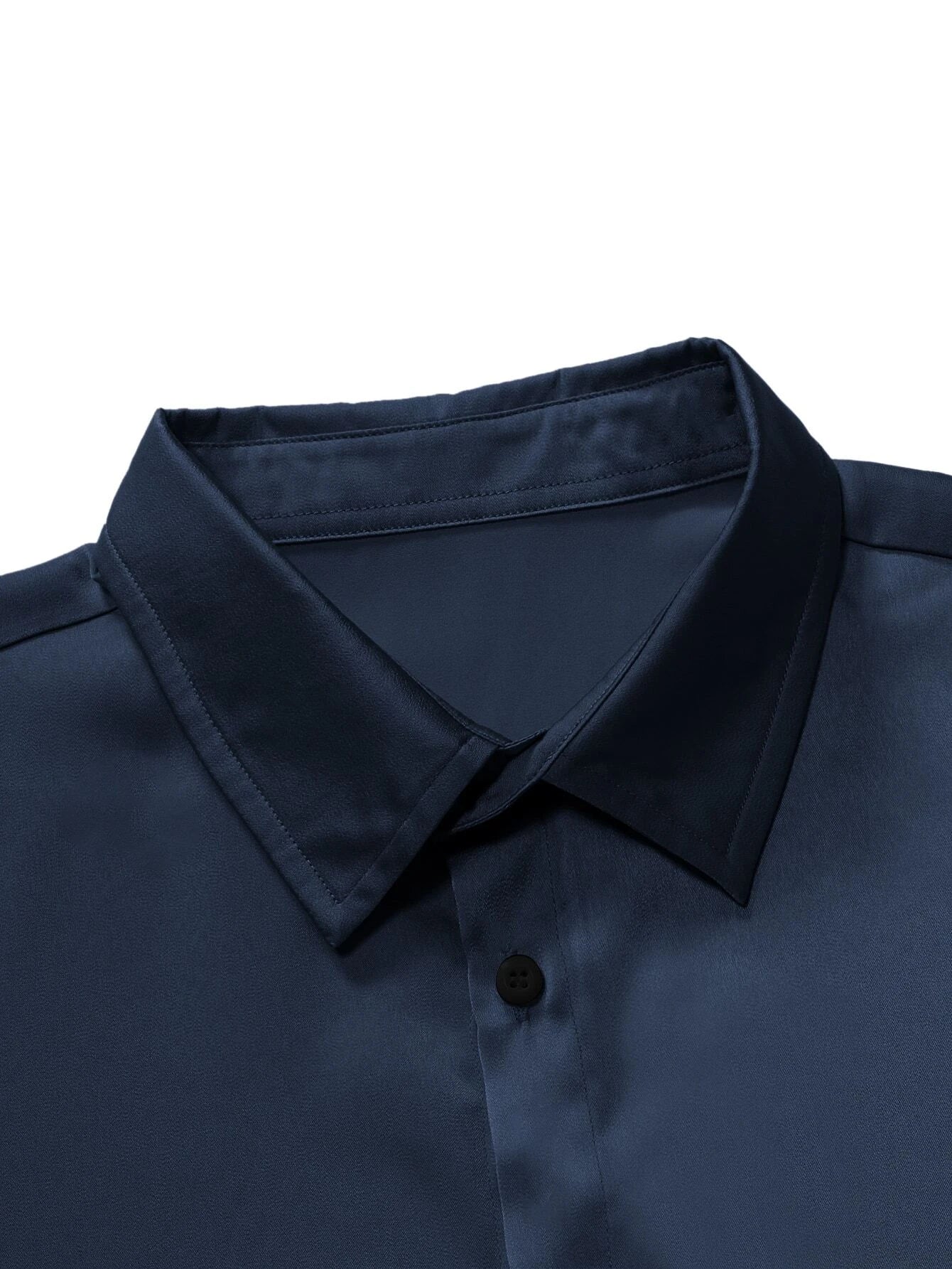 Manfinity Homme Men Button through Solid Shirt