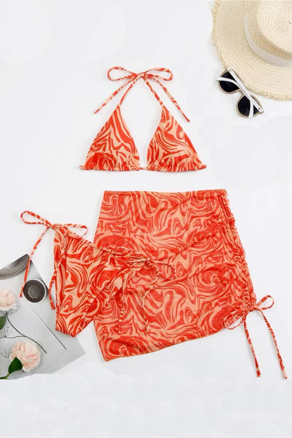 Women Three Piece Bikini Swimsuit