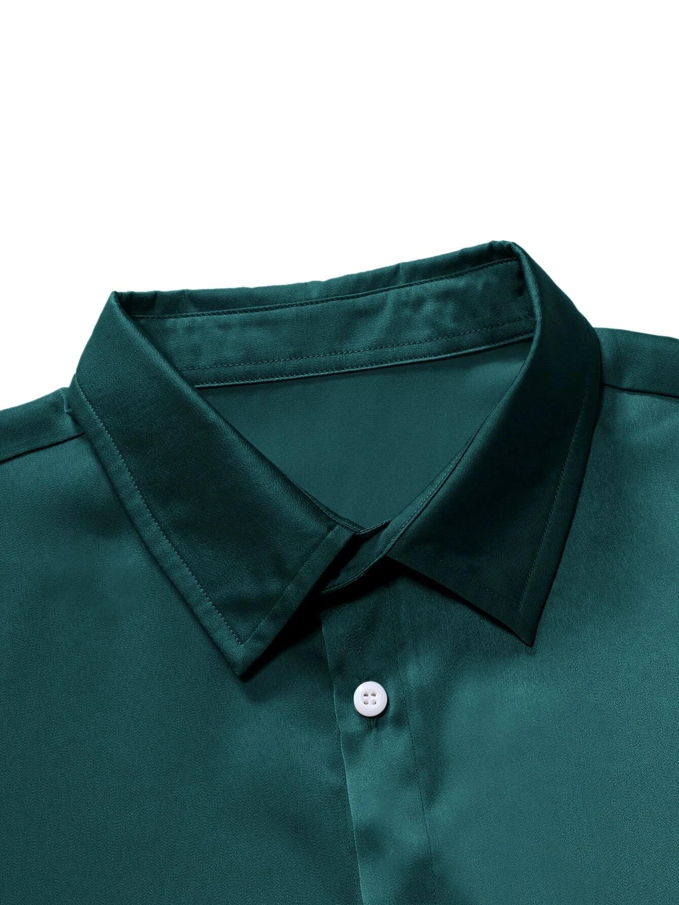 Manfinity Homme Men Button through Solid Shirt